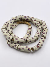 Load image into Gallery viewer, Vintage Venetian Millefiori Beads (Burgundy White)
