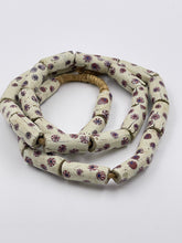 Load image into Gallery viewer, Vintage Venetian Millefiori Beads (Burgundy White)
