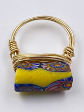 Load image into Gallery viewer, Yellow Antique Venetian Ring
