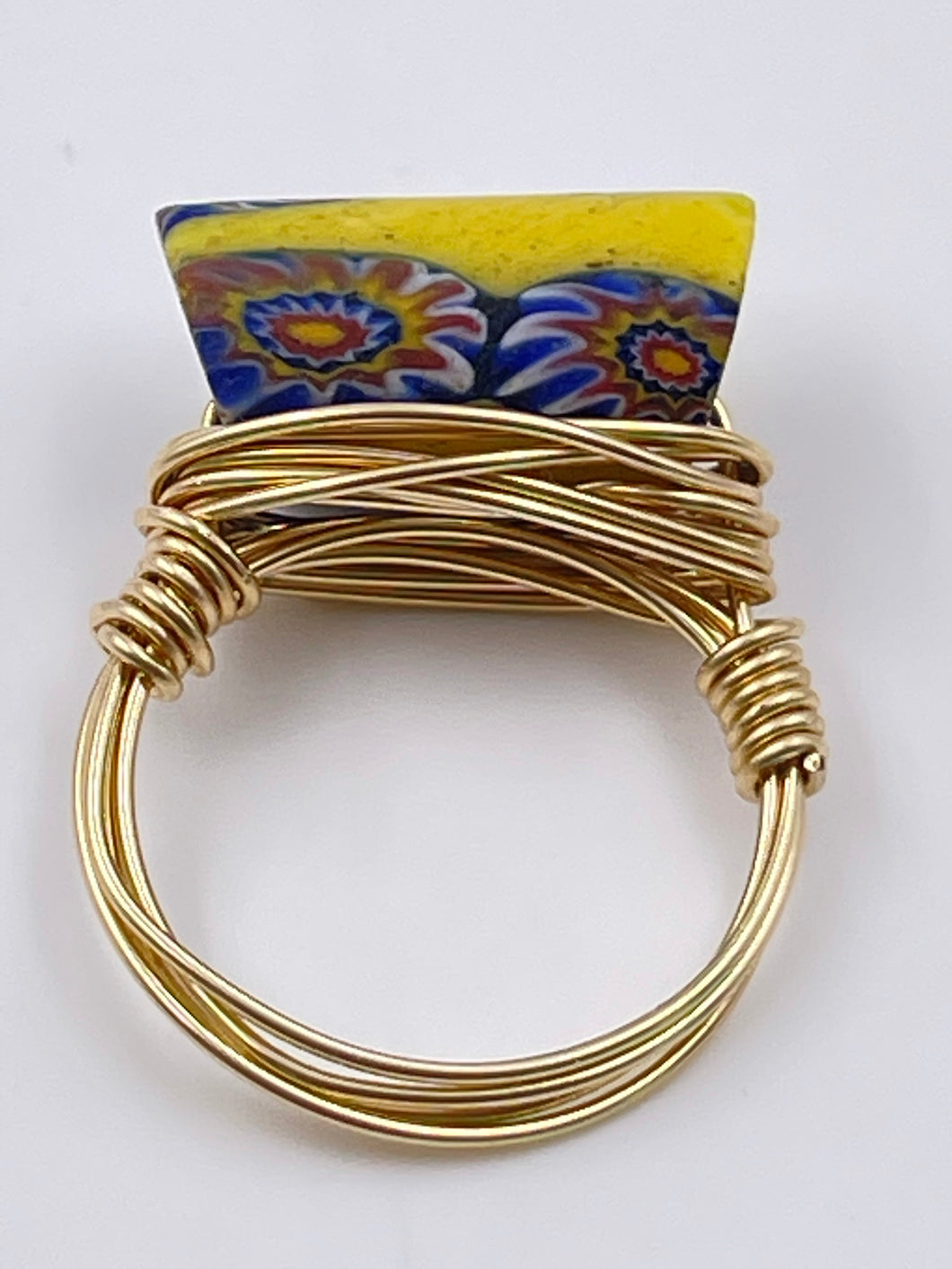 Yellow Antique Venetian Ring