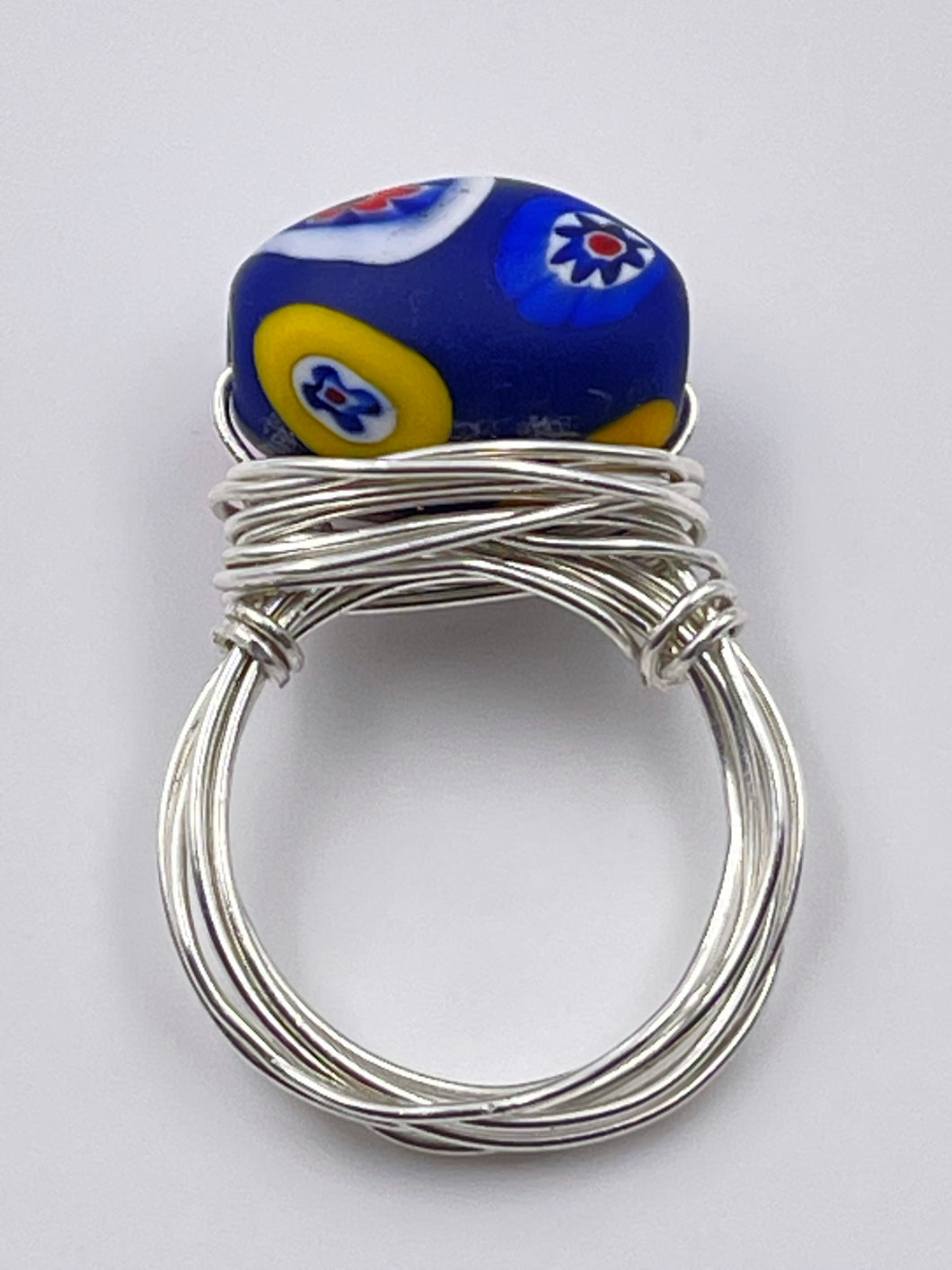 Venetian Millefiori Antique Ring